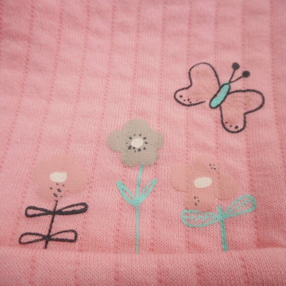 Disney Baby 3-6 months Pink Minnie Mouse Overalls Pockets Pastel Butterfly - Picture 6 of 9